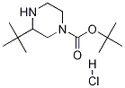 Tert-butyl 3-tert-butylpiperazine-1-carboxylate hydrochloride Structure,886779-61-9Structure