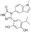 3-(2,4-Dihydroxy-5-isopropylphenyl)-4-(1-methylindol-5-yl)-5-hydroxy-4h-1,2,4-triazole Structure,888216-25-9Structure