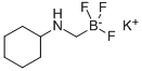 Potassium ((cyclohexylamino)methyl)trifluoroborate Structure,888711-52-2Structure