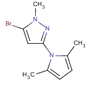 5-Bromo-3-(2,5-dimethylpyrrolyl)-1-methylpyrazole Structure,89088-51-7Structure