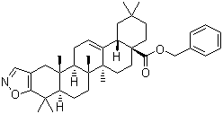 Oleana-2,12-dieno[2,3-d]isoxazol-28-oic acid phenylmethyl ester Structure,892869-60-2Structure