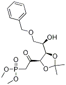 2-((4r,5r)-5-((r)-2-(芐氧基)-1-羥基乙基)-2,2-二甲基-1,3-二氧雜烷-4-基)-2-氧代乙基磷酸二甲酯結構式_89291-71-4結構式