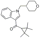 1-((Tetrahydro-2h-pyran-4-yl)methyl)-1h-indol-3-yl)(2,2,3,3-tetramethylcyclopropyl)methanone Structure,895155-57-4Structure