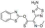 (S)-2-苯并噻唑-(Z)-2-(5-氨基-1,2,4-噻二唑-3-基)-2-甲氧基亞氨基硫代乙酸酯結構式_89604-91-1結構式