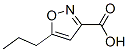 5-Propylisoxazole-3-carboxylic acid Structure,89776-75-0Structure