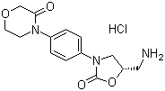 (S)-4-(4-(5-(aminomethyl)-2-oxooxazolidin-3-yl)phenyl)morpholin-3-one.hcl Structure,898543-06-1Structure