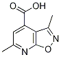 3,6-Dimethyl-isoxazolo[5,4-b]pyridine-4-carboxylic acid Structure,900136-98-3Structure