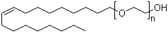 Polyethylene glycol monooleyl ether n(=:)50 Structure,9004-98-2Structure