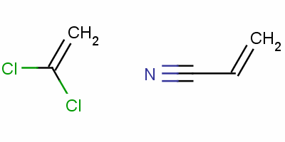 Poly(vinylidene chloride-co-acrylonitrile),80/20 Structure,9010-76-8Structure