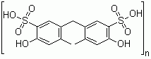 Dihydroxydimethyldiphenylmethanedisulphonic acid polymer Structure,9011-02-3Structure