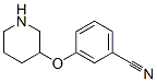 3-(Piperidin-3-yloxy)benzonitrile Structure,902836-93-5Structure