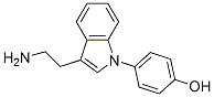 4-[3-(2-Aminoethyl)-1H-indol-1-yl]phenol Structure,904085-95-6Structure