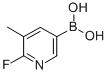 Boronic acid, B-(6-fluoro-5-methyl-3-pyridinyl)- Structure,904326-92-7Structure