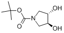 Tert-butyl (3s,4s)-3,4-dihydroxypyrrolidine-1-carboxylate Structure,90481-33-7Structure