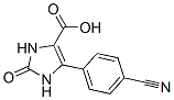 1H-Imidazole-4-carboxylic acid,5-(4-cyanophenyl)-2,3-dihydro-2-oxo- Structure,905807-56-9Structure