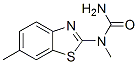 (7CI)-1-甲基-1-(6-甲基-2-苯并噻唑)-脲結(jié)構(gòu)式_90840-30-5結(jié)構(gòu)式