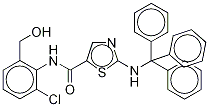 N-[2-chloro-6-(hydroxymethyl)phenyl]-2-[(triphenylmethyl)amino]-5-thiazolecarboxamide Structure,910297-68-6Structure