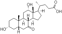 7-酮基-3ALPHA,12ALPHA-二羥基膽烷酸結(jié)構(gòu)式_911-40-0結(jié)構(gòu)式