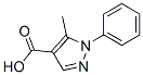 5-Methyl-1-phenyl-1H-pyrazole-4-carboxylic acid Structure,91138-00-0Structure