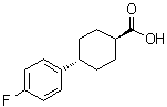 Trans-4-(4-fluorophenyl)cyclohexanecarboxylicacid Structure,91161-90-9Structure