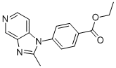 Ethyl 4-(2-methylimidazo[4,5-c]pyridin-1-yl)benzoate Structure,912773-06-9Structure