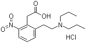 2-[2-(Dipropylamino)ethyl]-6-nitrophenylacetic acid hydrochloride Structure,91374-25-3Structure