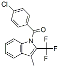 (4-Chlorophenyl)(3-methyl-2-(trifluoromethyl)-1h-indol-1-yl)methanone Structure,913955-36-9Structure