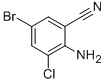 Benzonitrile, 2-amino-5-bromo-3-chloro- Structure,914636-86-5Structure