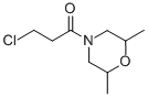 4-(3-Chloropropanoyl)-2,6-dimethylmorpholine Structure,915920-51-3Structure