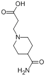 3-(4-Carbamoyl-piperidin-1-yl)-propionic acid Structure,915922-36-0Structure