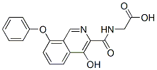 Glycine, n-[(4-hydroxy-8-phenoxy-3-isoquinolinyl)carbonyl]- Structure,916171-76-1Structure