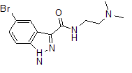 1H-indazole-3-carboxamide,5-bromo-n-2-(dimethylamino)ethyl- Structure,91766-59-5Structure