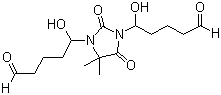 N,N-Di(1-hydroxypentanal)-5,5-dimethylhydantoin Structure,91894-93-8Structure