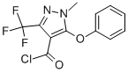 1-Methyl-5-phenoxy-3-(trifluoromethyl)-1h-pyrazole-4-carbonyl chloride Structure,921939-09-5Structure