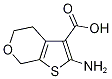 2-Amino-5,7-dihydro-4h-thieno[2,3-c]pyran-3-carboxylic acid Structure,923010-75-7Structure