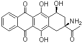 (7S,9s)-9-acetyl-9-amino-7,8,9,10-tetrahydro-6,7,11-trihydroxy-5,12-naphthacenedione Structure,92395-41-0Structure