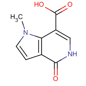 1-Methyl-4-oxo-4,5-dihydro-1h-pyrrolo[3,2-c]pyridine-7-carboxylic acid Structure,925917-49-3Structure