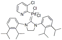 (1,3-Bis(2,6-diisopropylphenyl)imidazolidene)( 3-chloropyridyl) palladium(ii) dichloride Structure,927706-57-8Structure