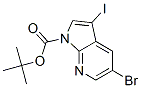 5-Bromo-3-iodo-pyrrolo[2,3-b]pyridine-1-carboxylic acid tert-butyl ester Structure,928653-81-0Structure