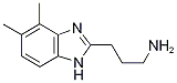 3-(4,5-Dimethyl-1H-benzimidazol-2-yl)-propan-1-amine Structure,933719-67-6Structure