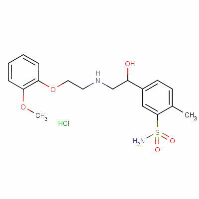 Amosulalol hydrochloride Structure,93633-92-2Structure