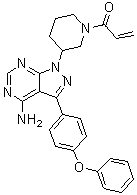 1-(3-(4-Amino-3-(4-phenyloxyphenyl)-1h-pyrazolo[3,4-d]pyrimidin-1-yl)piperidin-1-yl)prop-2-en-1-one Structure,936563-87-0Structure