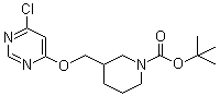 3-(6-Chloro-pyrimidin-4-yloxymethyl)-piperidine-1-carboxylic acid tert-butyl ester Structure,939986-45-5Structure