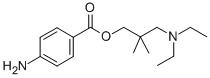 3-(Diethylamino)-2,2-dimethylpropyl 4-aminobenzoate Structure,94-15-5Structure