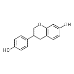 (±)-equol Structure,94105-90-5Structure