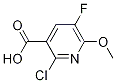 2-Chloro-5-fluoro-6-methoxynicotinic acid Structure,943025-86-3Structure