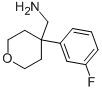 C-[4-(3-Fluoro-phenyl)-tetrahydro-pyran-4-yl]-methylamine Structure,943109-41-9Structure