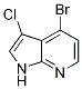 1H-Pyrrolo[2,3-b]pyridine, 4-bromo-3-chloro- Structure,943323-92-0Structure