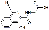 Glycine, n-[(1-cyano-4-hydroxy-3-isoquinolinyl)carbonyl]- Structure,945739-63-9Structure