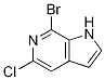 1H-Pyrrolo[2,3-c]pyridine, 7-bromo-5-chloro- Structure,945840-69-7Structure